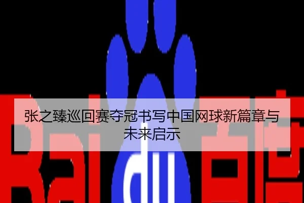 张之臻巡回赛夺冠书写中国网球新篇章与未来启示